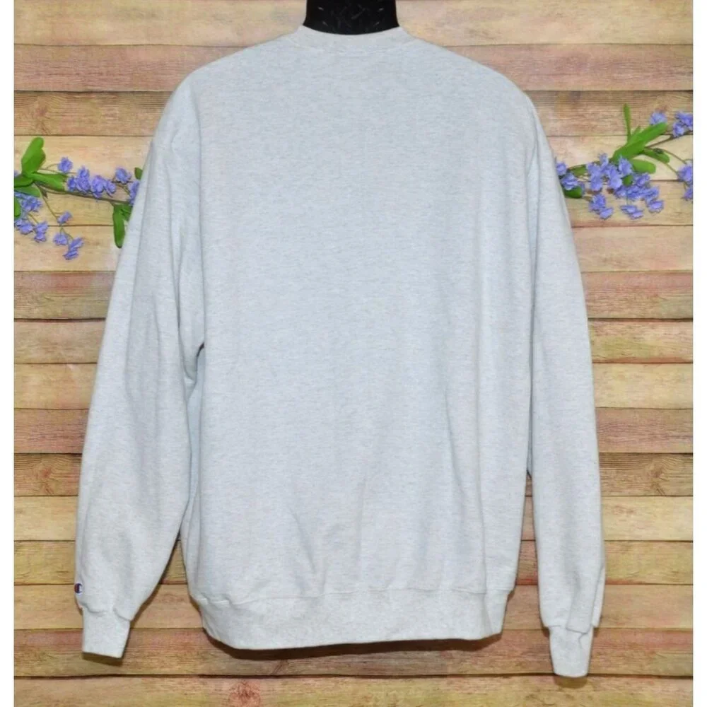 Champion Mens Unisex XL University Of Mississippi Sweatshirt Embroidered Logo - Picture 4 of 8